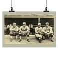 thumbnail image 2 of Print: Babe Ruth, Ernie Shore, Rube Foster, Del Gainer, Boston Red Sox, 2 of 4