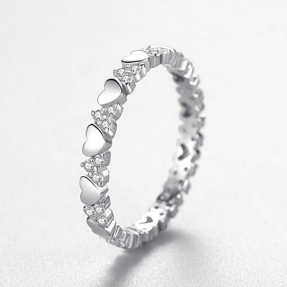 Sterling Silver S925 Ring, Simple and Lightweight European Style Personality Ring, 2.02g, 0.28cm Wide