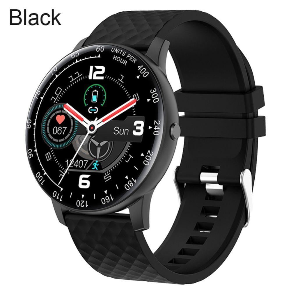 Smart Watch, Parsonver 5ATM Waterproof Fitness Watch for  Swimming with 16 Sports Modes, Heart Rate, Blood Oxygen, Sleep Monitor,  1.69 Smartwatch for Android and iPhone Compatible, Black, LW45 :  Electronics