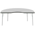 thumbnail image 3 of ECR4Kids 48" Kidney Contour Adjustable Activity Table, Grey/Black, 3 of 4
