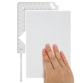 thumbnail image 1 of SHISUYAN Book Cover Guide Bookbinding Positioning Ruler Metal Book Cover Making Stencil Scrapbook Tool, 1 of 8