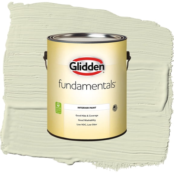 Glidden Fundamentals Slow Dance / Green, Eggshell Interior Paint, 1 Gallon