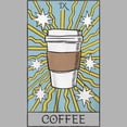 thumbnail image 2 of Junior's Lost Gods Coffee Cup Tarot Card Graphic Oversized T-Shirt, 2 of 2