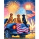 thumbnail image 1 of 5D DIY Camioneta Perro Reloj Fuegos Artificiales 40x50cm, 1 of 9