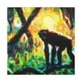 thumbnail image 4 of Chimpanzee Post-Impressionism - Canvas, 4 of 25