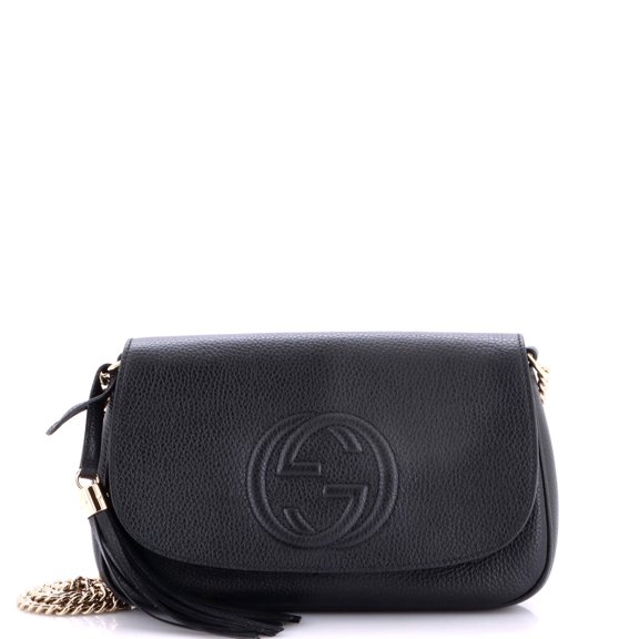 Pre-Owned Soho Chain Crossbody Bag Leather Medium By Rebag