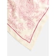 thumbnail image 3 of Scenario Women's Woven Oblong Printed Scarf, White, 3 of 4