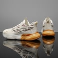 thumbnail image 3 of A Pair of Men'S Casual Sports Shoes, Black Running Shoes for Spring Youth,  Breathable Upper, Suitable for All Seasons Ultra-Lightweight Shock-Absorbing Air-Cushioned Sneakers,, 3 of 9