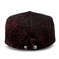 thumbnail image 3 of Chririnla Lightweight Beret Hat for Fishing Party, Spider Web Design Polyester Adjustable Newsboy Hat All-Season, 3 of 4