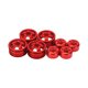 thumbnail image 2 of Nimomo Cubo de Rueda RC, Cubo de llanta de Rueda RC de aleación de Aluminio razonable para vehículos Modelo WPL Fj40 C14 C24 B14 B24 B16 B36 1/16(Rojo), 2 of 5