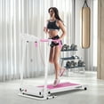 thumbnail image 3 of Gymax Folding Treadmill for Home Walking Running Machine w/ 12 Preset Programs Pink, 3 of 10