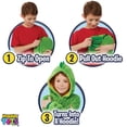 thumbnail image 3 of Huggle Pets Green Dinosaur Animal Hoodie Sweatshirt and Plush Toy, As Seen on TV, 3 of 7