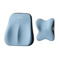 thumbnail image 4 of Cojín genérico para el respaldo del coche, soporte lumbar y almohada para el cuello del coche, cojín para el asiento Azul, 4 of 9