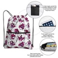 thumbnail image 3 of Rocae Tulips Flowers for Drawstring zipper Backpack Gym Backpack Bag for Men and Women, 3 of 6