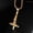 A, variant on Men's Stainless Steel Upside Down Cross Necklace for Men Inverted Pendant Chain-A
