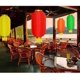 thumbnail image 4 of Nvzi 2 linternas tradicionales japonesas de seda de 12 pulgadas, lámpara colgante roja para barra de ramen con borlas doradas para decoraciones de patio al aire libre de Año Nuevo chino, 4 of 4