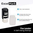 thumbnail image 4 of ExcelMark Tampon d'Inspection Rond Auto-Encreur Personnalisé - Diamètre 5/8 Pouces (1 Ligne), 4 of 4