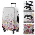 thumbnail image 4 of Pioneer Flower Floral Print Pattern Luggage Cover Fashion Suitcase Cover Baggage Covers Fit 25-28 Inch Luggage (Go Travel), 4 of 4