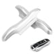 thumbnail image 5 of Carcasa De Llave Inteligente Funda De Llave Remota Funda De Llave Para Porsche Funda De Llave Inteligente Remota 2pcs Remote Key Fob Cover Shell Funda Protectora Apta Para Porsche OTVIAP Plata, 5 of 8