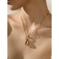 thumbnail image 2 of Classic Horn Sacred Heart Detachable Pendant Necklace For Women, 2 of 2