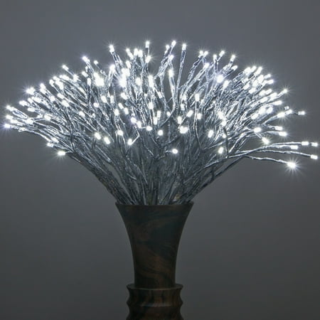 Silver Lighted Branches Wintergreen Lighting Starburst Lighted Branches, 12