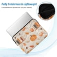 thumbnail image 2 of FORMRS 15"-15.6" Laptop Sleeve Protective Case Soft Carrying Quilted Computer Bag Cover, Beige Fall Acorns Pattern, 2 of 7