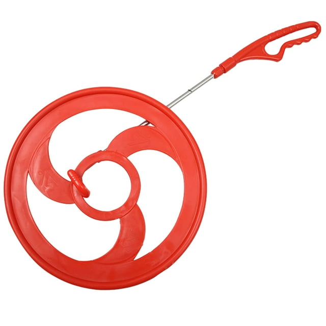 1PC Funny Rolling Hoop Toy Creative Wind-fire Rings Toy Practical Iron-hoop Rolling Toy Educational Toy