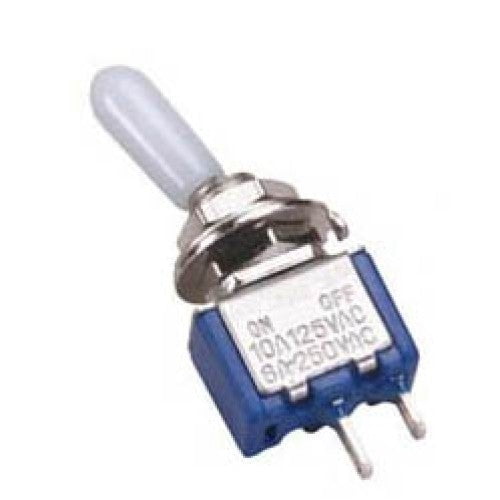 2750324 - TOGGLE SWITCH 1P1T 10A ON-OFF 125VAC TH SOL W/COVERS 6MM HOLE