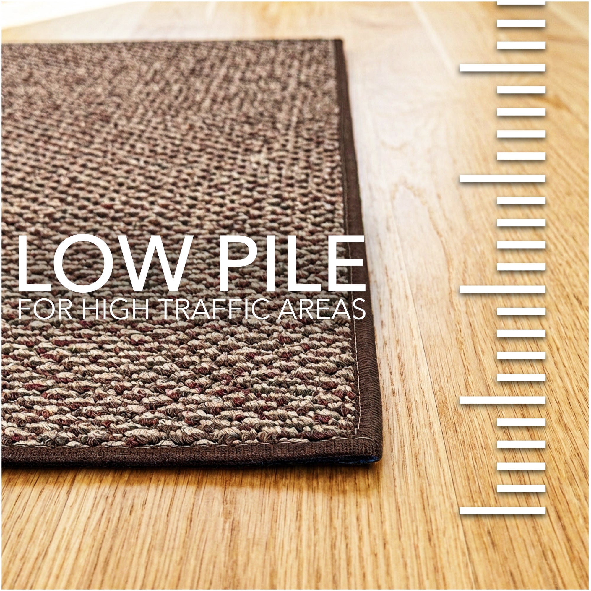 Koeckritz Rugs Nugget Special Cappuccino Blend Indoor/Outdoor Runner Rug, 2' 6" x 9'