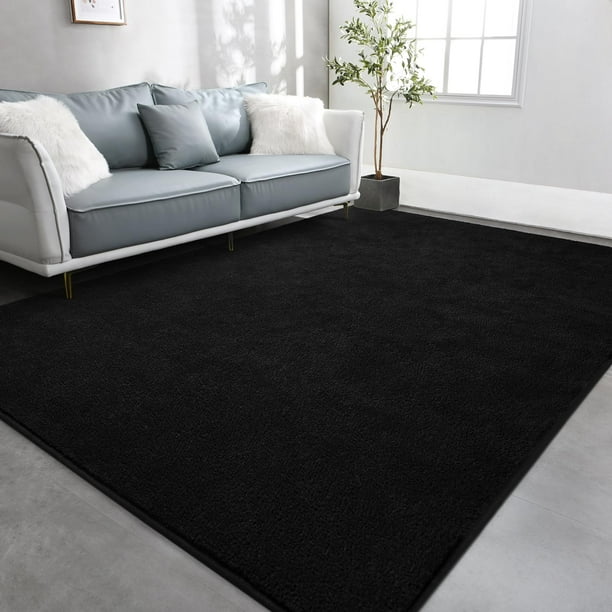Alfombra TWINNIS 122 x 183 cm, espuma viscoelástica negra suave
