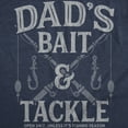 thumbnail image 2 of Mens Funny T Shirts Dads Bait and Tackle Sarcastic Fathers Day Graphic Novelty Fishing Tee for Men Graphic Tees, 2 of 7