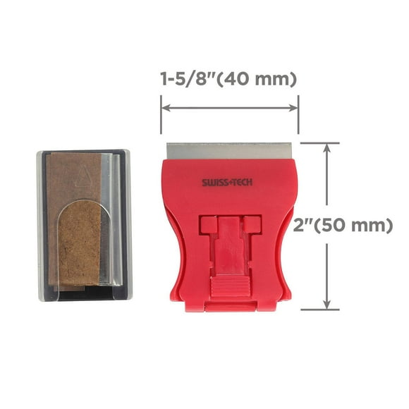 Swiss Tech Mini Scraper, Includes 5 blades