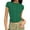 Army Green, variant on Ploka Dots Tight T-Shirt for Women Summer Slim Fit Crewneck Short Sleeve Baselayer Tee Tops Going Out Cropped Blouse