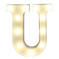 thumbnail image 2 of Tuphregyow LED Alphabet Letter Lights - Light Up Letters for Party, Birthday, Bar - Battery Powered Christmas Decor - Big Warm White Letter Lights Sign - Perfect for Home Decoration White, 2 of 2