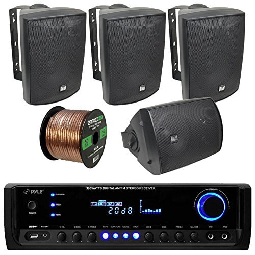 Pyle PT390BTU Bluetooth Digital Home Theater 300Watt Stereo Receiver