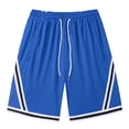 thumbnail image 4 of EOYWHK Mens Gym Shorts with Pockets Quick Dry Breathable Relaxed Fit Workout Shorts for Men Soft Lightweight Breathable for Workout Training Blue, Size XXXXL, 4 of 5
