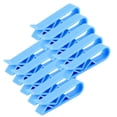 thumbnail image 1 of 4-10 Pc Bin Bag Clips Plastic Clip Clamp Holders for Kitchen Garbage Waste Trash 10Pcs,Blue, 1 of 4