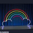 thumbnail image 3 of Glowneon Rainbow Cloud Neon Sign, Rainbow Led Sign, Kid Room Wall Art, 3 of 5