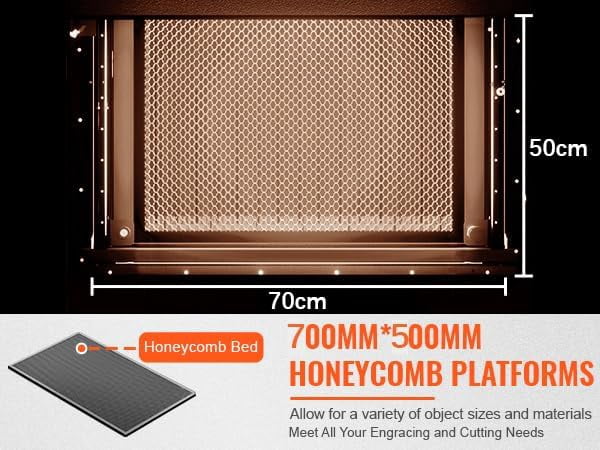 SHENGJINSH 80W CO2 Laser Engraver, 20" x 28" Laser Cutter Machine with 2-Way Pass Air Assist & Built-in 6L Water Tank