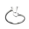 thumbnail image 1 of Fashion 26 English Letter Opening Rings Stainless Steel Girls Love Retro Jewelry, 1 of 9