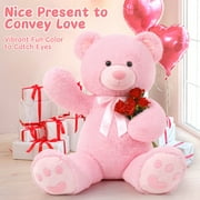 MaoGoLan 5ft Jumbo Teddy Bear Stuffed Animal Big Life Size Bear Plush Toy Stuffed Bear Toys