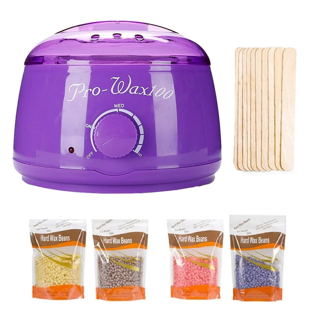 Calentador de Cera De Colores para Depilación Pro-Wax100 Morado Gama Protect Kit fundidor de cera