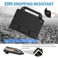 thumbnail image 3 of EVA Case for iPad 7th/8th/9th Generation, Portable Shockproof Cover with Bulit-in Stand & Pencil Holder & Hand/Shoulder Strap, 3 of 5