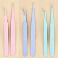 thumbnail image 6 of 2-Pack Slant Tip Tweezers, Precision Stainless Steel Tweezers for Women Facial Hair, Eyebrows, Eyelash Extension & Splinter Removal, 6 of 9