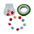 thumbnail image 3 of Bird Water Feeder Outdoor Tie-Dye Small Flower Bird Watering Bottle, 3 of 5