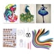 thumbnail image 4 of Kits de bricolaje para hacer filigranas de papel, 14 piezas, con tiras de filigranas de 6 colores, juego de herramientas para manualidades, 4 of 15