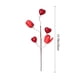 thumbnail image 3 of Ramo de ramitas artificiales para San Valentín | Ramo de bayas de plástico rojo y rosa con forma de corazón de 35 cm | Jarrón de escritorio reutilizable y duradero | Adorno para bodas, fiestas,, 3 of 6