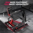 thumbnail image 5 of FED Fitness 4 IN 1 Leg Extension Curl Machine - Adjustable Leg Curl Machine with 700lbs Capacity (Red), 5 of 8