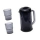thumbnail image 5 of Jarra de agua de doble pared, ligera, con tapa, capacidad para 2 tazas. Gris, 5 of 9