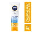 thumbnail image 1 of Protector solar facial NIVEA SUN Control de Brillo efecto matificante de larga duración fps 50+ 50 ml, 1 of 4